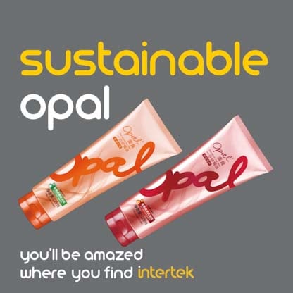 A pair of cosmetic tubes from Opal